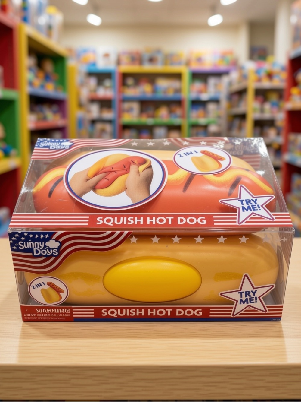 Sunny Days Hot Dog Squishy